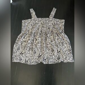 Lane Bryant Textured Gray and Black Top.   Size 26/28